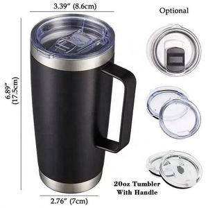 Mug de voyage avec finition thermolaquée 20 oz en acier inoxydable, cadeau pour les garçons d'honneur, gobelet pas cher 20 oz, ensemble de gobelets ASM26 - Product Image 2