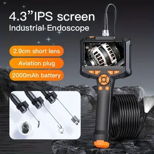 Penjualan Terbaik Borescope 5 inci Monitor warna genggam kamera inspeksi industri untuk pipa saluran pembuangan kamera endoskopi