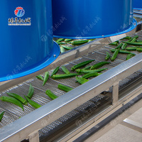 Groente- en fruitdroger met trapsgewijze transportband, ontwateringsmachine, 4 ventilatoren, SUS 304, continue lijn, voedingsmiddelenfabriek, OEM, groothandel