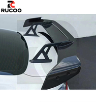 Spoiler Sayap Belakang Serat Karbon Kering ADR3 untuk BMW G80 G82 G83 G87 M2 M3 M4, Ringan, Sistem Bolt-On, Model Swan Neck, Part Aero untuk Balap