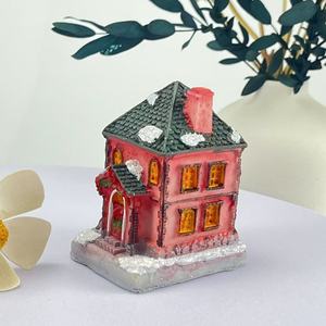 Ensembles de Villages de Noël Lumineux à LED Faits Main, Maisons de Noël en Cuir, Durables, Imperméables, Écologiques, Décoration Intérieure - Product Image 5