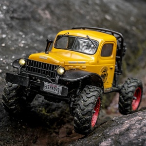 Voiture télécommandée 4x4 1/24 Fcx24 Power Wagon <span class=keywords><strong>V2</strong></span> RTR RC Crawler avec essieux portiques, engrenages métalliques et lumières LED, radiocommandée 2.4G - Product Image 2