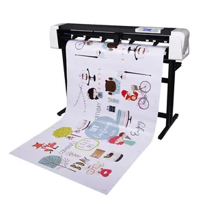 2022 New Product Top Selling 53'' Vinyl Plotter Cutter Plotter Stand Smart Auto Contour Vinyl Cutter Machine Creasing