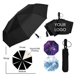 Sombrilla Plegable Automática, Parasol de Bolsillo Económico, Mini Sombrilla de Playa Personalizada al por Mayor con Ventilador - Product Image 2