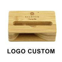 Amplificateur de son pour téléphone portable en bambou, idée cadeau, support de téléphone portable en bois, amplificateur de son pour téléphone portable