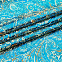 Tissu Jacquard Brocart de Soie Imprimé en Nylon Haute Densité pour Vente en Gros, Échantillon Gratuit de Tissu Brocart Jacquard de Luxe pour Robe