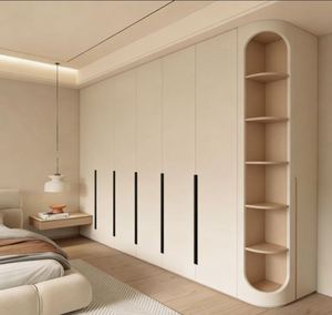 Armario Independiente Moderno y Minimalista Personalizado BALOM, Diseño sin Manijas, Puerta con Bisagras, Función de Cierre Suave, para Sala de Estar - Product Image 3