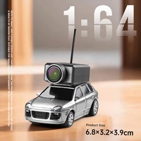 Mobil RC Wltoys 6401 1/64 Asli 2.4G 4-Channel Remote Control Bodi Logam Kamera Aplikasi Ponsel Baterai Terpasang Jangkauan 30m