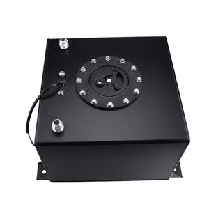 Réservoir de pile à combustible de 20L avec capteur Réservoir de surtension d'<span class=keywords><strong>essence</strong></span> universel en aluminium de 5 gallons pour tampon supplémentaire pour la course de véhicules - Product Image 1