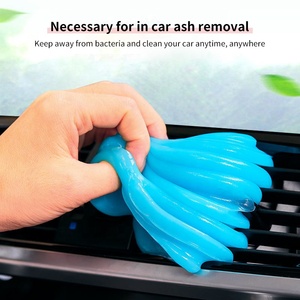 Gel de limpieza Interior para coche, limpiador de suciedad para limpieza de automóvil, removedor de polvo mágico, pegamento para teclado de ordenador - Product Image 2