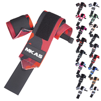 Attelles de poignet de fitness personnalisées MKAS de haute qualité, plusieurs motifs, sangle réglable et respirante, pour la musculation