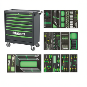 Fasano <b>Tools</b> 124V/AS322 Auto Repair <b>Tool</b> Set <b>Rolling</b> Cabinet with Drawers and Comprehensive Toolkit for Vehicle Maintenance - Product Image 3