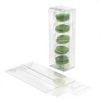 Emballage cadeau transparent recyclable personnalisé, étanche, pliable, boîte de présentation transparente en plastique, boîte en plastique pour l'emballage