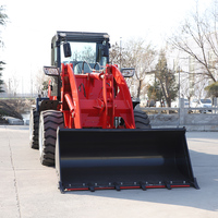 Hengwang ZL940 Günstige Holzerntemaschine Kleiner Traktor Teleskop-Gartenradlader Mini-Lader Frontlader 2,5 Tonnen Nennlast Hochleistungsfähig