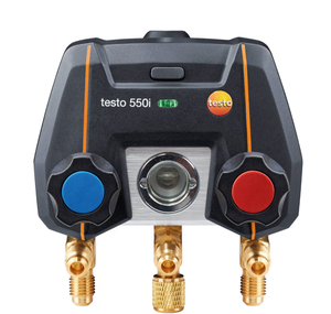 Цифровой измеритель давления хладагента Testo 550i с двухходовым клапанным коллектором - Product Image 1