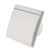 Nouveau ventilateur extracteur mural carré en plastique de 6 pouces à persiennes pour la maison, modèle 2025, en promotion