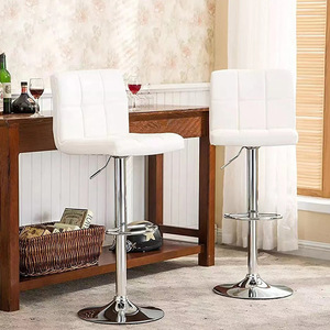 Chaise TUQ élégante et durable en cuir PU, réglable, écologique, <span class=keywords><strong>tabouret</strong></span> <span class=keywords><strong>de</strong></span> bar haut pour extérieur, toit, îlot <span class=keywords><strong>de</strong></span> <span class=keywords><strong>cuisine</strong></span>, hôtel, usage commercial - Product Image 1