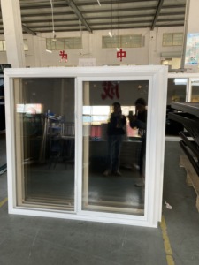 Fenêtre <span class=keywords><strong>coulissante</strong></span> en PVC anti-ouragan et résistante aux chocs, gris <span class=keywords><strong>anthracite</strong></span>, avec verre de sécurité feuilleté pour villa côtière (vente en gros) - Product Image 2
