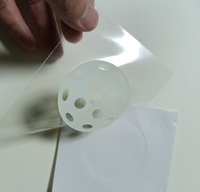 Autocollants découpés à la forme pour impression par transfert thermique sur tissu, résistants aux UV, lavables, avec adhésif thermofusible en plastisol de gel de silice JD 0,5 mm