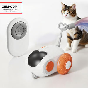 Juguetes automáticos para gatos, bromas inteligentes interactivas para mascotas, pluma rápida, cola, accesorios para gatos de interior, juguete electrónico para mascotas - Product Image 1