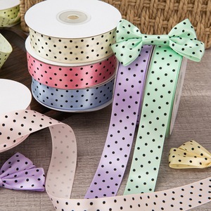 Ruban en organza transparent imprimé sur mesure pour bouquet de mariée et décoration de gâteau - Product Image 1