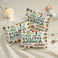 Sac de maquillage « Take Me To South Africa », décorations pour la fête prénuptiale, cadeaux de mariage et de fiançailles, enterrement de vie de jeune fille