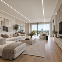 Profilé en aluminium LED sur mesure avec diffuseur pour projets d'éclairage - Vente en gros