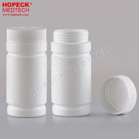 Bouteille en plastique de qualité médicale HOPECK 20-500 ml pour le stockage et le transport de médicaments liquides, bouchon à vis, couleur personnalisée, sérigraphie