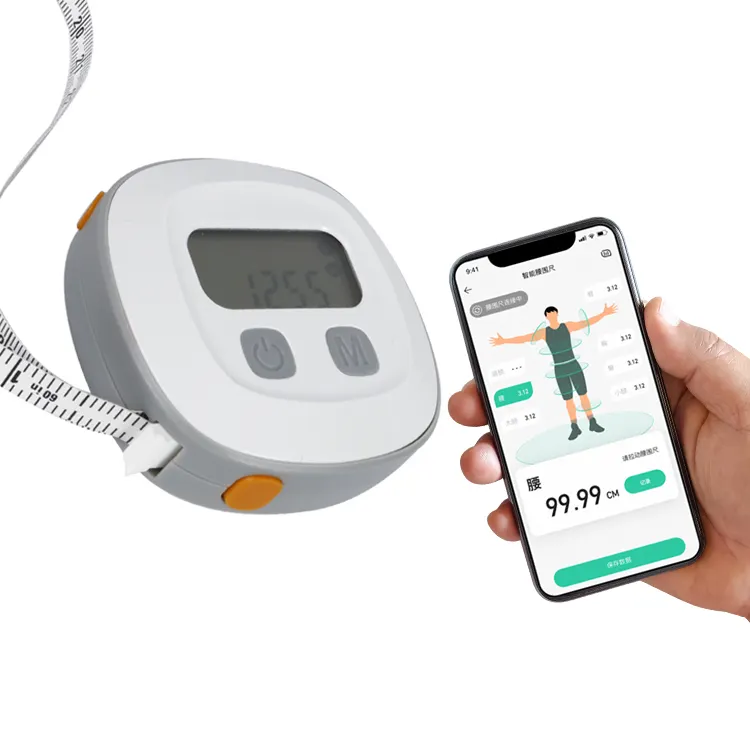 Custom Logo Electronic Ruler Tape Smart Body Measuring Tape with APP
