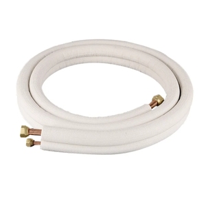 Ac Réfrigération Linesets Cuivre Tuyau Climatiseur Avec Ignifuge <span class=keywords><strong>Pe</strong></span> Isolation <span class=keywords><strong>Pré</strong></span> <span class=keywords><strong>Isolé</strong></span> <span class=keywords><strong>Tube</strong></span> De Cuivre 50ft - Product Image 1