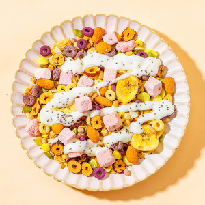 Céréales <span class=keywords><strong>de</strong></span> graines <span class=keywords><strong>de</strong></span> Chia, yaourt, noix, céréales sèches, remplace l'avoine au four instantané - Product Image 3