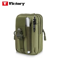 VICTORY Sac banane tactique compact unisexe en Molle, sacoche polyvalente pour gilet, activités de plein air, fermeture éclair
