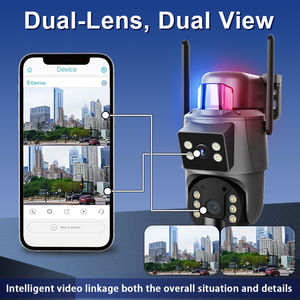<span class=keywords><strong>Camera</strong></span> năng lượng mặt trời <span class=keywords><strong>Wifi</strong></span> hai ống kính, tầm nhìn ban đêm màu sắc đầy đủ, đàm thoại hai chiều, hiển thị hình ảnh kép, theo dõi tự động PTZ toàn diện - Product Image 4