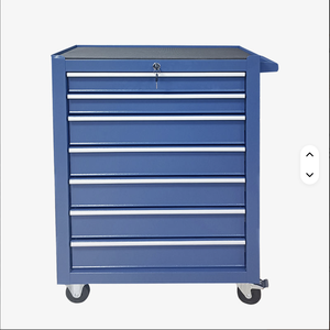 Simple Appearance 7 Drawers <b>Tool</b> <b>Trolley</b> With 117pcs <b>Tools</b> in EVA Foam Tray for Garage and Workshop TK-77 TK-77 - Product Image 1