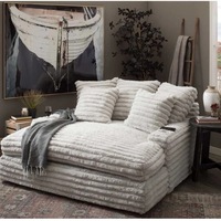 Sofá Cama Esquinero Shar-Pei de Espuma de Alta Densidad Comprimida al Vacío, Diseño Moderno y Portátil, para Sala de Estar, Escuela y Hotel