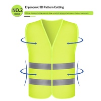Chalecos Reflectantes con Impresión Personalizable para Obras de Construcción, Saneamiento, Jardinería, Seguridad, Tráfico y Uniformes de Seguridad, Disponibles en Stock