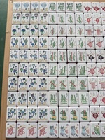 Tuiles de Mahjong en Acrylique Rouge Orange à 7 Couches, Ensemble de Mahjong Américain, Tuiles de Mahjong Gravées en Bambou, Cadeau de Luxe Personnalisé OEM pour les Fêtes
