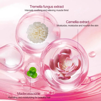 Masque facial naturel de spa de salon de beauté professionnel de marque privée masque doux éclaircissant à la rose centella masque facial à la poudre
