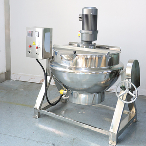 Nồi nấu có áo jacket bằng thép không gỉ 200 lít, có thể nghiêng, sử dụng điện hoặc gas, có bộ khuấy - Product Image 6