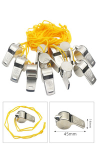 En çok satan yüksek kalite ile ekstra Loud düdük kordon Metal spor düdük paslanmaz çelik düdük eğitim için - Product Image 3