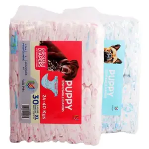 Hot Selling Disposable Quick Dry Pet Care Diapers Cheap Stock Diapers For Dog Dog Diapers