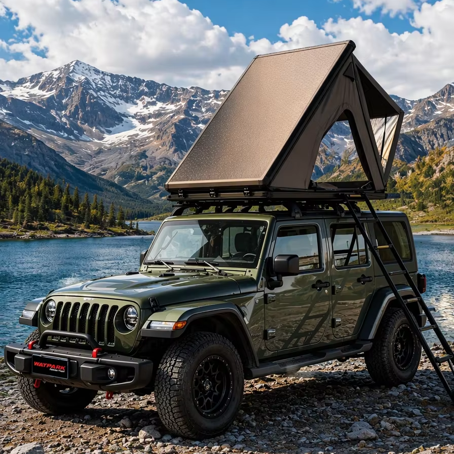 Aluminum Hard Shell Low Profile Rooftop Tent