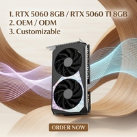 Kartu Grafis Grosir RTX 5060 8GB RTX 5060TI GDDR7 3840 Core 128-bit PCIe 5.0 GPU Gaming OEM Kartu Video Kustom