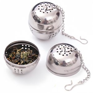 Riutilizzabile in acciaio inox sfuso foglia di tè Set di infusore palla di tè <span class=keywords><strong>con</strong></span> gancio a catena e <span class=keywords><strong>coperchio</strong></span> per caffè spezie <span class=keywords><strong>tazze</strong></span> da tè - Product Image 5