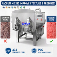 Nouvelle machine à mélanger la viande automatique à double arbre en acier inoxydable 500L pour l'industrie de la saucisse et du jambon