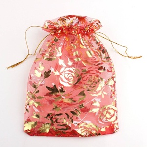 floral organza bags