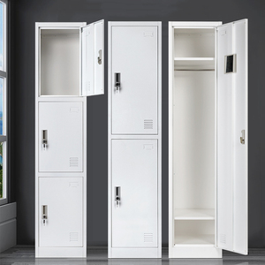 Armario Metálico Individual de 1 Puerta <span class=keywords><strong>para</strong></span> Oficina, Casillero Metálico de 1 Puerta con Barra <span class=keywords><strong>para</strong></span> <span class=keywords><strong>Ropa</strong></span> - Product Image 1