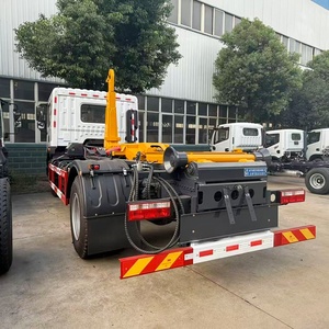 Camion benne basculante Dongfeng 4x2 diesel avec boîte de vitesses manuelle hydraulique et pompe pour collecte de déchets - Product Image 6