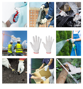 Gants de travail unisexes en tissu tricoté 100% Broderie de logo personnalisé Mitaines de sécurité robustes de <span class=keywords><strong>haute</strong></span> qualité Vêtements de travail - Product Image 5