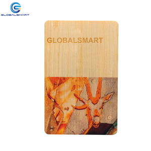 Carte RFID NFC en bois de bambou étanche pour le <span class=keywords><strong>contrôle</strong></span> d'accès aux cartes de visite de médias sociaux - Product Image 3